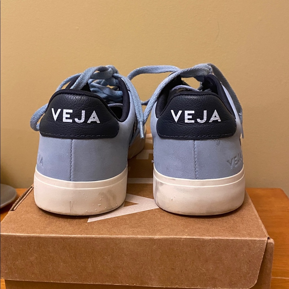 Women’s Veja Blue Nubuck Campo size 8 Sneaker - Picture 6 of 11
